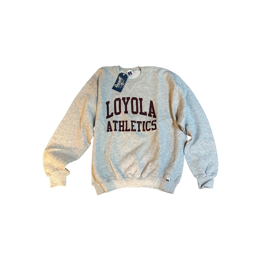 NWT Loyola University Chicago Athletics Sweatshirt Gray Crewneck Mens XL